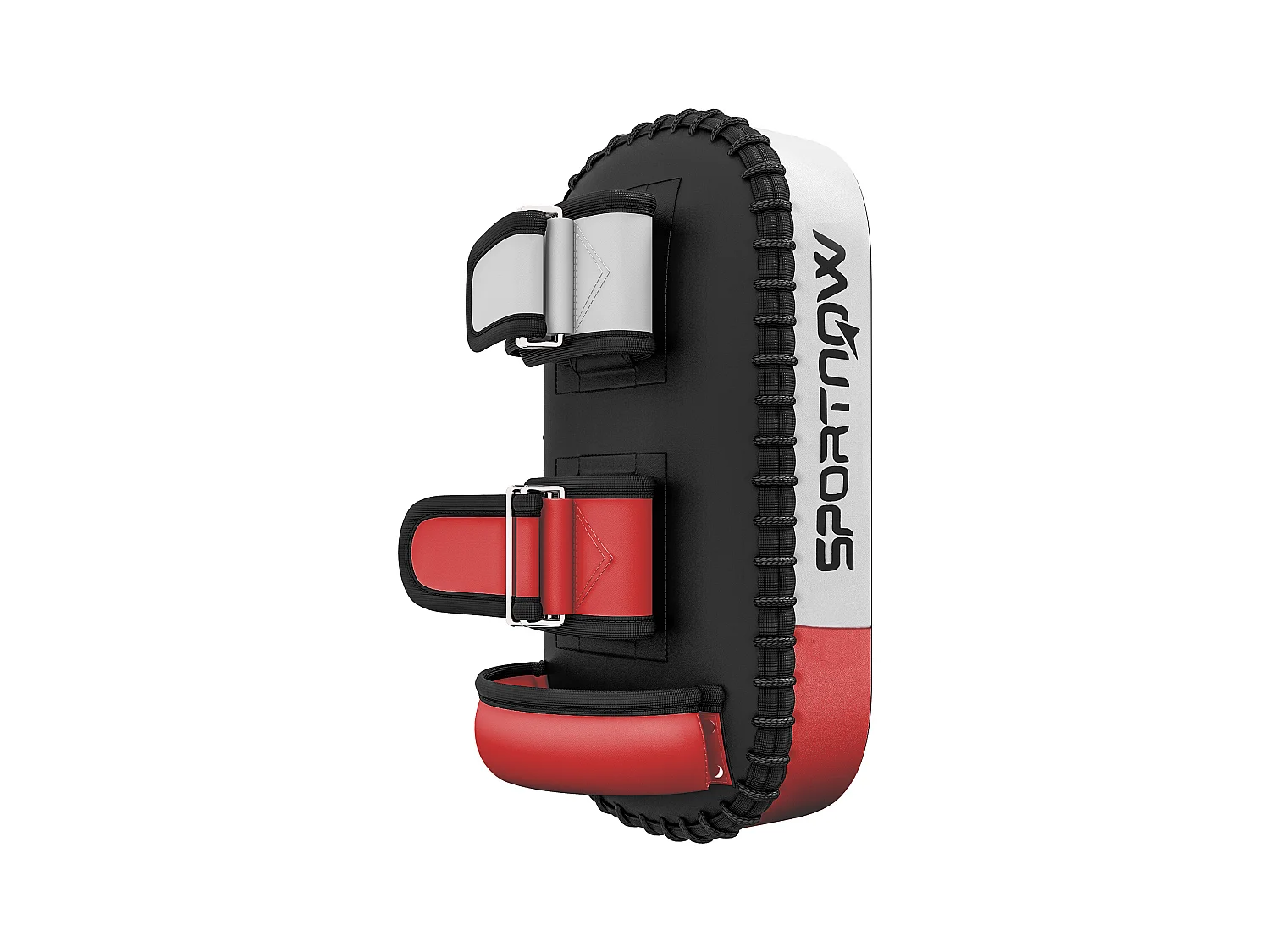 Gants de frappe Muay Thai, pour entraînement et fitness, simili cuir, noir (38x20x18 cm)