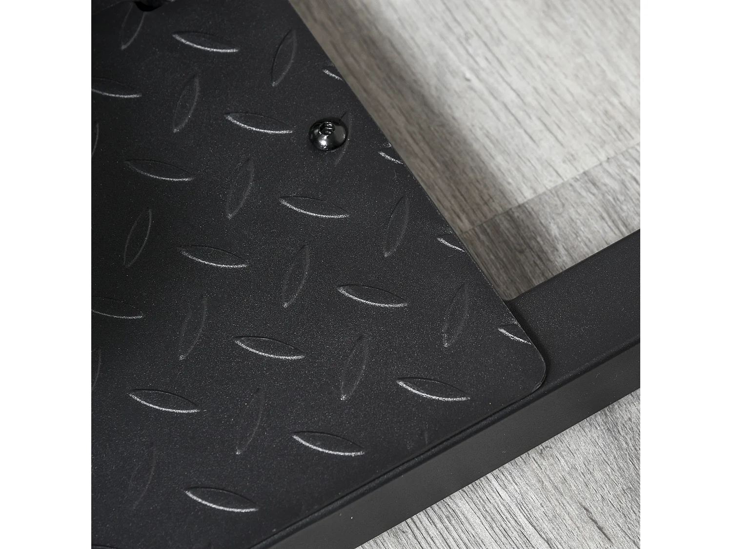 Banc d'entraînement 3 en 1 réglable, acier, noir, pour sissy squats, abdominaux et pompes (50x97x56.5-98 cm)