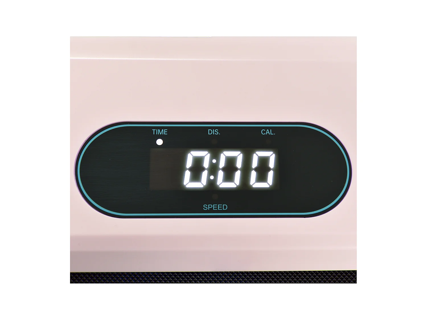 Tapis course pliable 2-en-1, télécommande, 1-6km/h, écran LED, haut-parleur Bluetooth, support téléphone, métal rose (130x58x13cm)