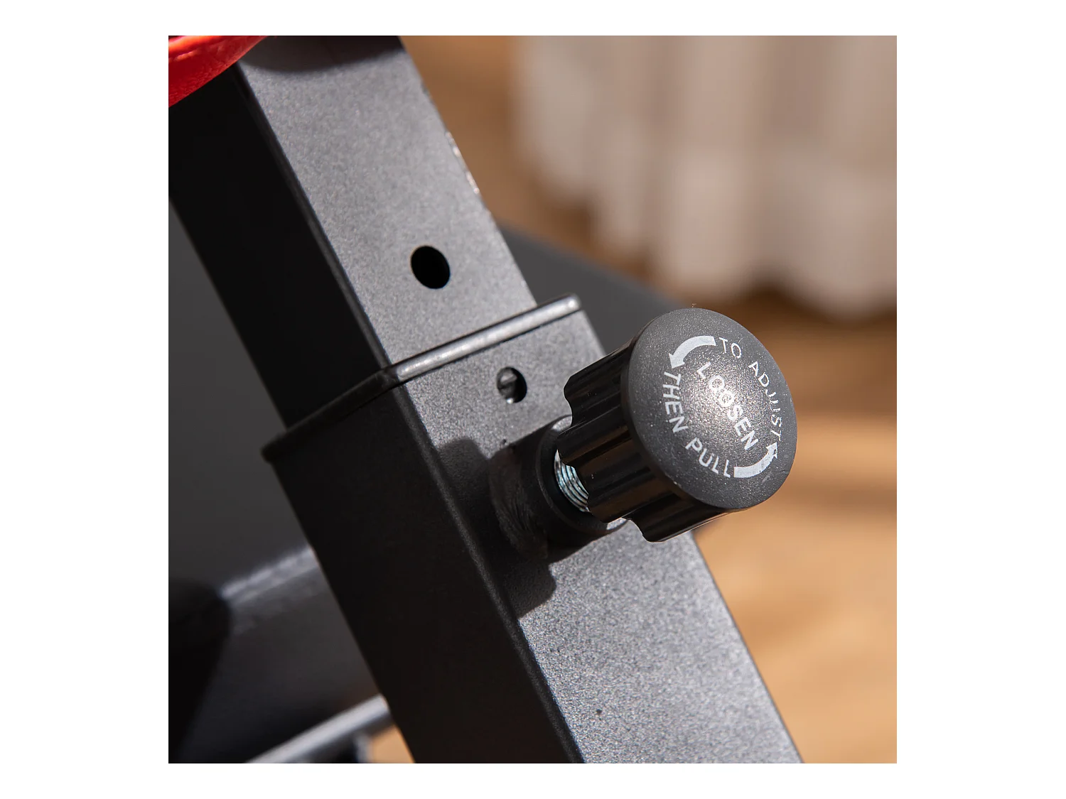 Banc de musculation réglable multifonction, acier, noir, avec repose-pieds et siège ajustable (64x146x73.5-85 cm)