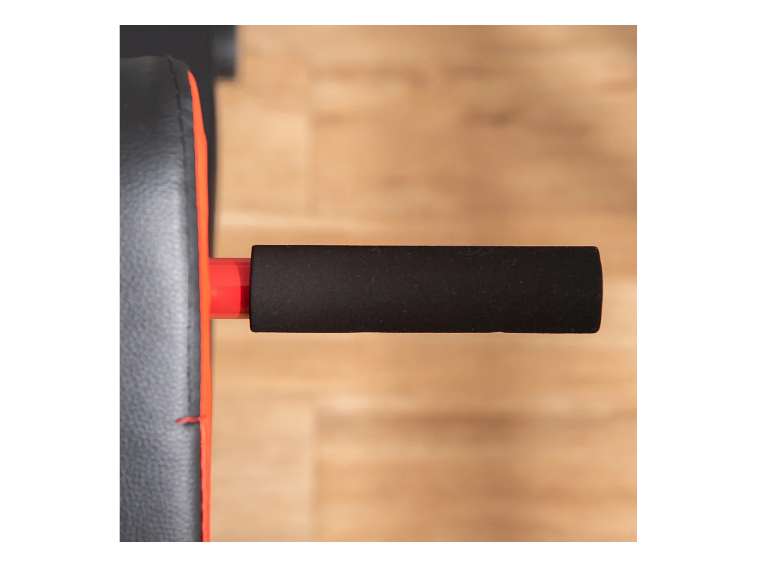 Banc de musculation réglable multifonction, acier, noir, avec repose-pieds et siège ajustable (64x146x73.5-85 cm)