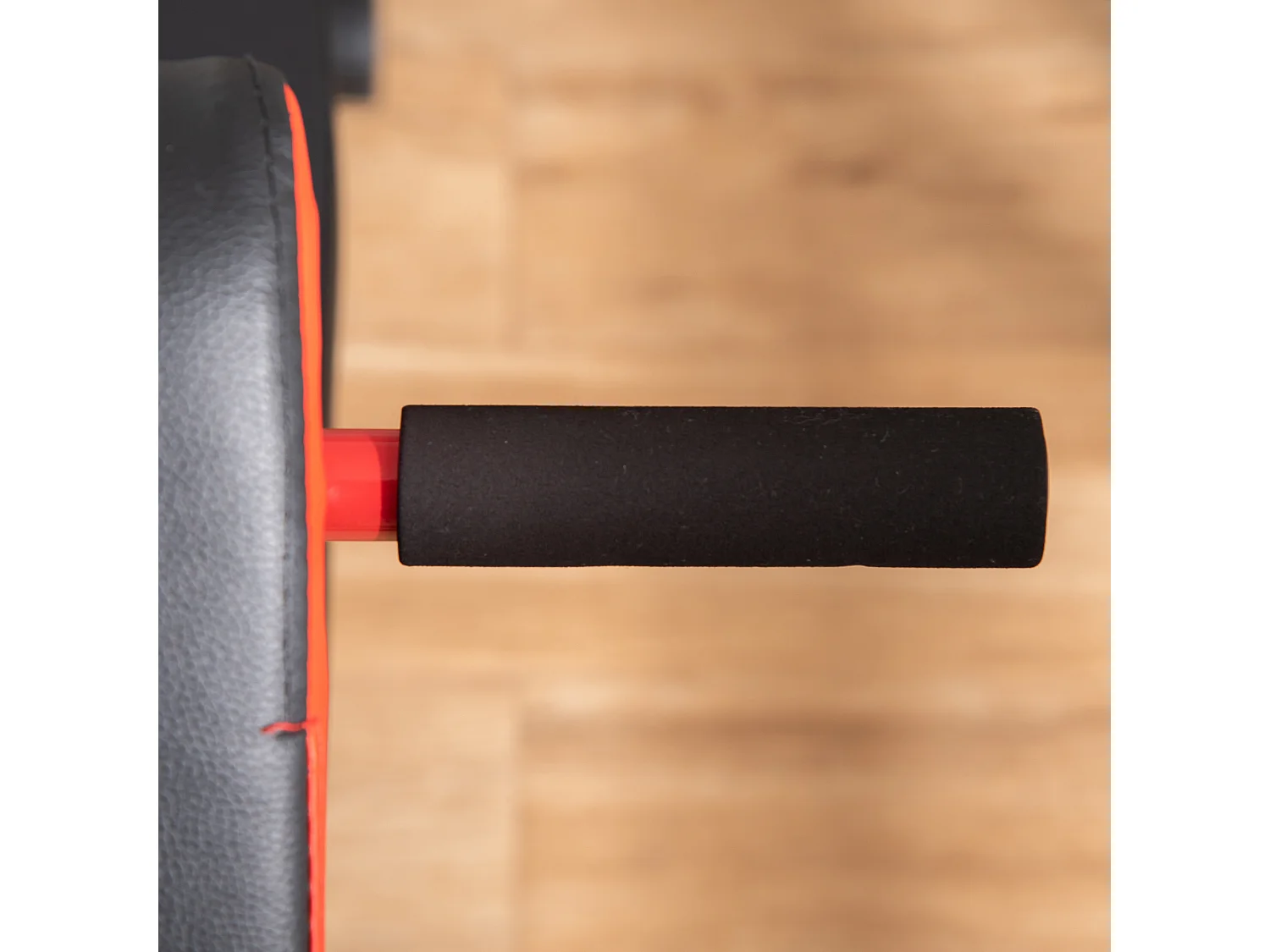 Banc de musculation réglable multifonction, acier, noir, avec repose-pieds et siège ajustable (64x146x73.5-85 cm)