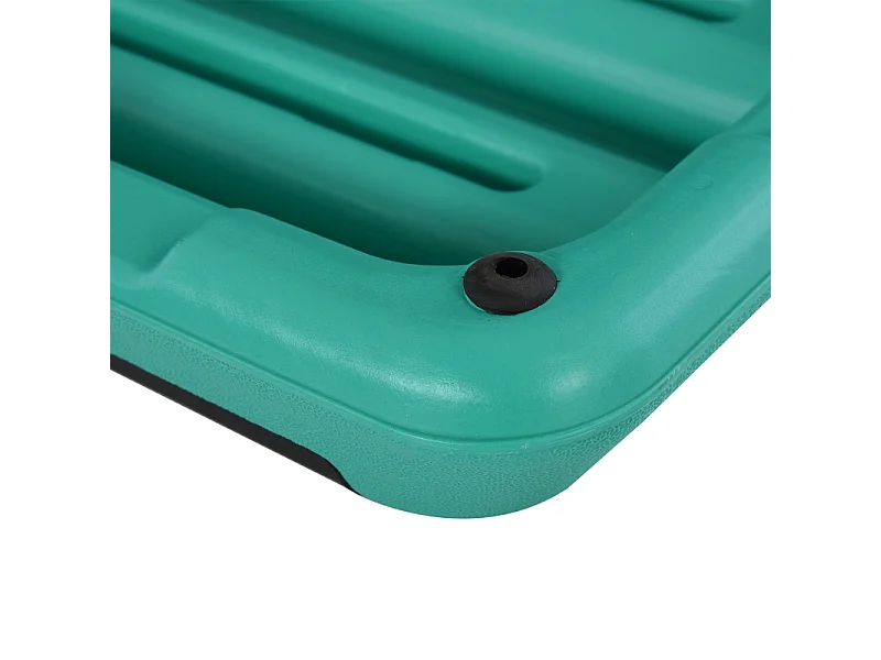 Stepper d'aérobic réglable en hauteur, antidérapant, PVC, noir (110x40x20cm)