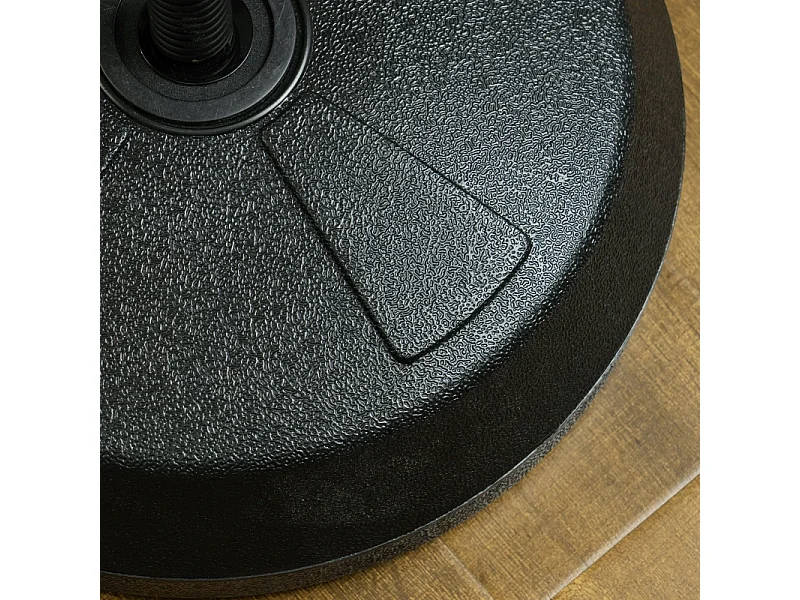 Sac de boxe réglable pour enfants 5-10 ans, avec gants, plastique, rouge (44.3x44.3x147 cm)