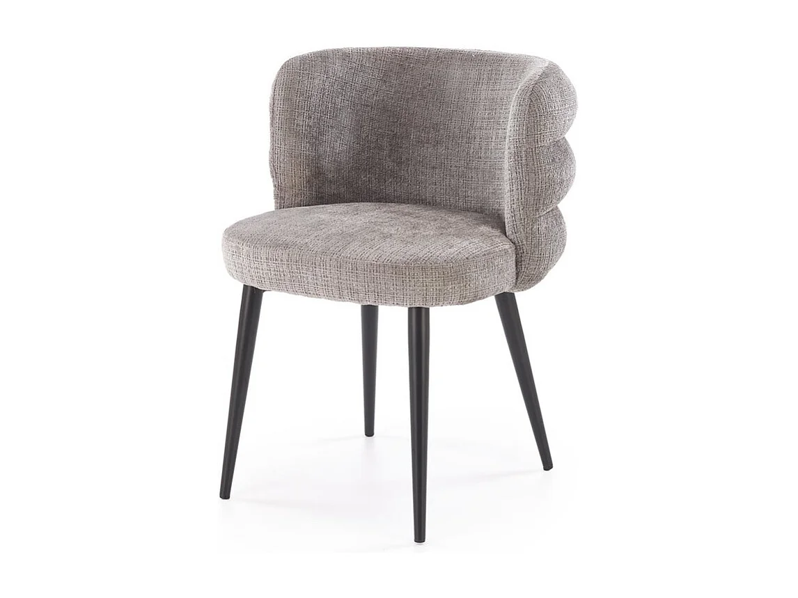 Stuhl K575/Stoffbezug&Metall/Grau