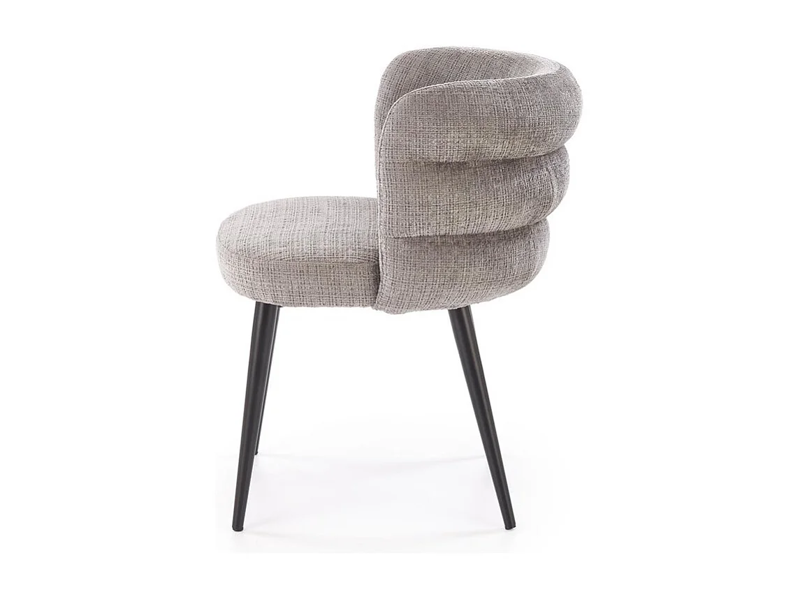 Stuhl K575/Stoffbezug&Metall/Grau