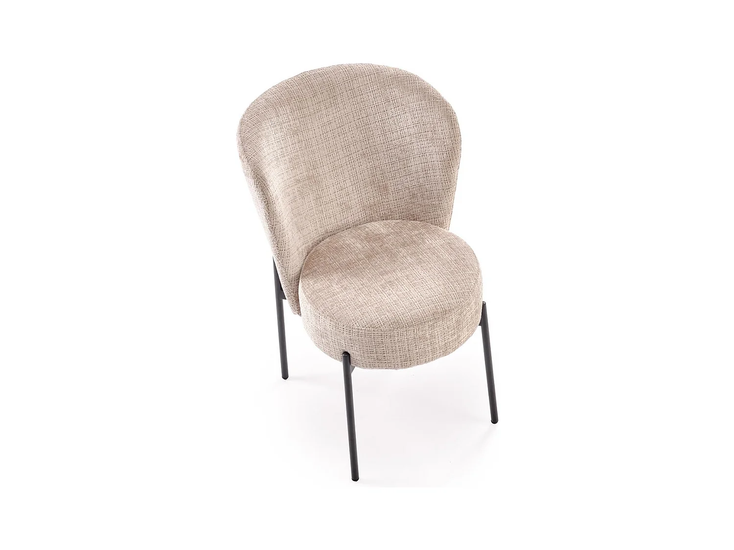 Stuhl K590/Stoffbezug&Metall/Beige