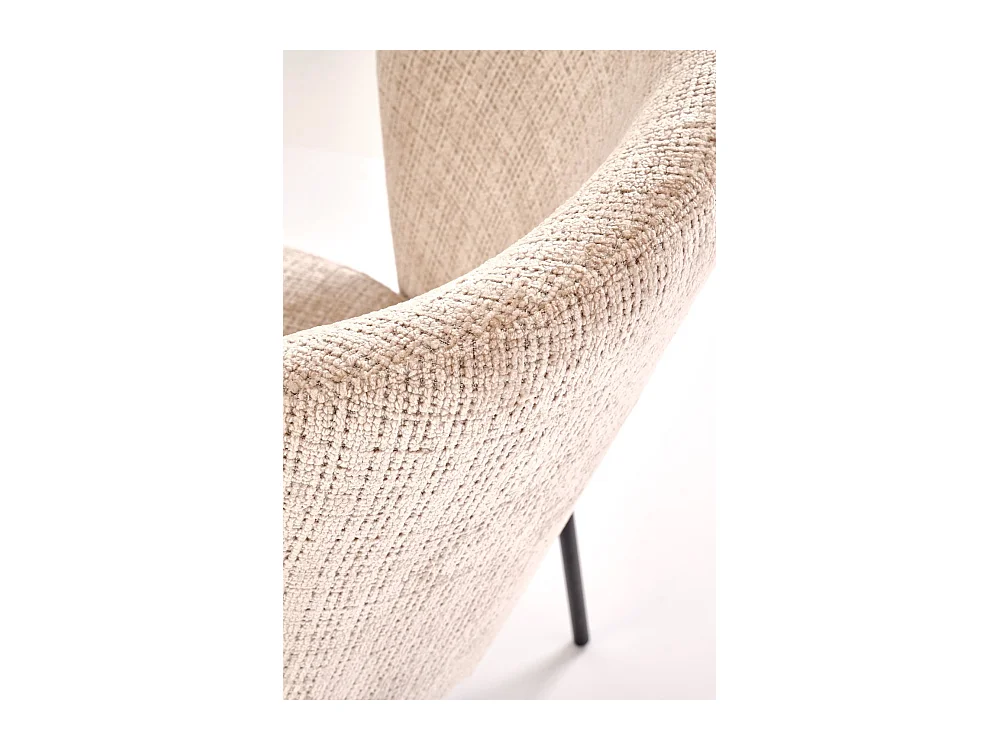 Stuhl K590/Stoffbezug&Metall/Beige