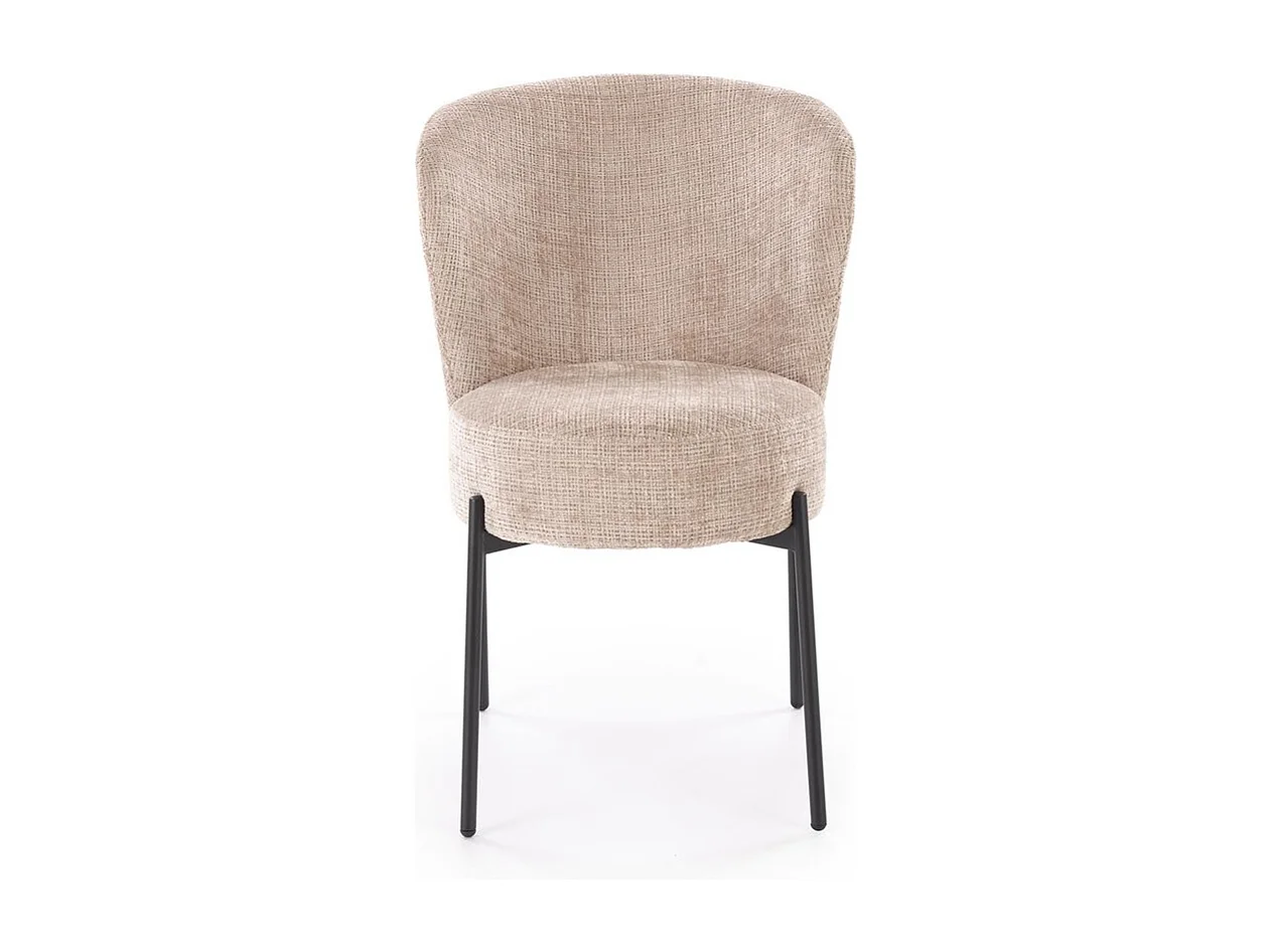 Stuhl K590/Stoffbezug&Metall/Beige