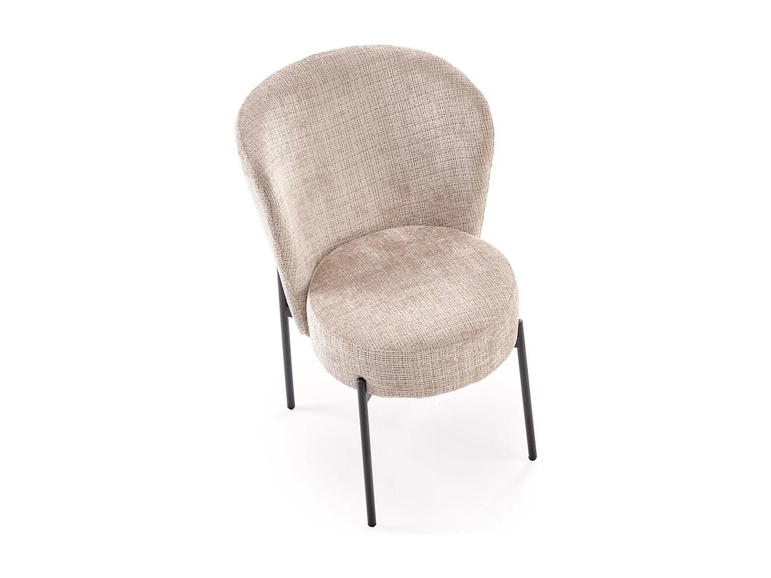 Stuhl K590/Stoffbezug&Metall/Beige