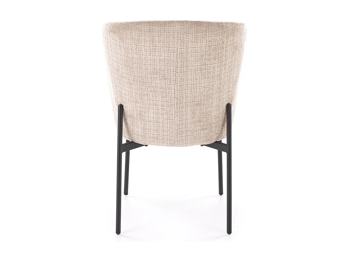 Stuhl K590/Stoffbezug&Metall/Beige