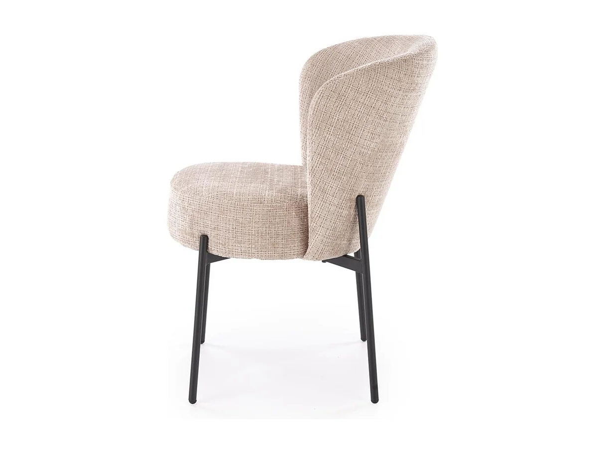 Stuhl K590/Stoffbezug&Metall/Beige