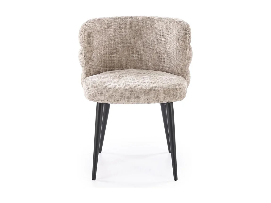 Sedia K575/Tessuto e metallo/Beige