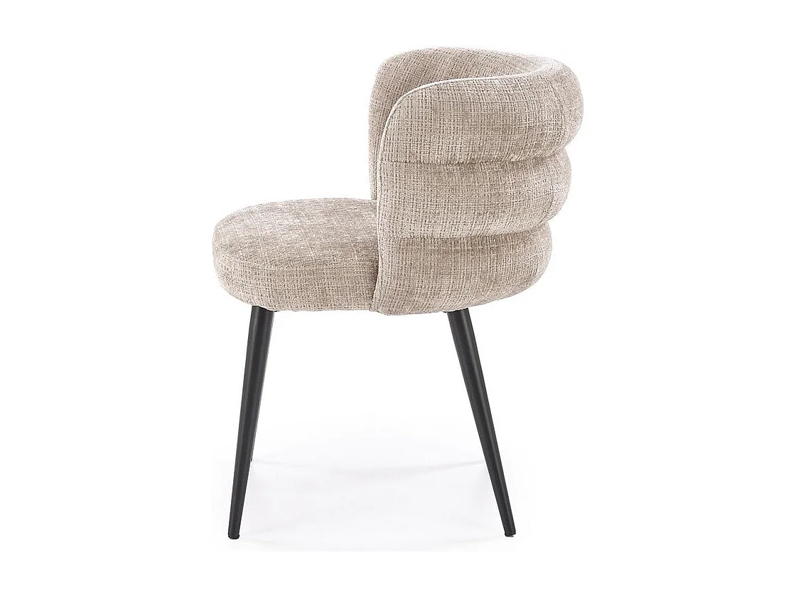 Sedia K575/Tessuto e metallo/Beige