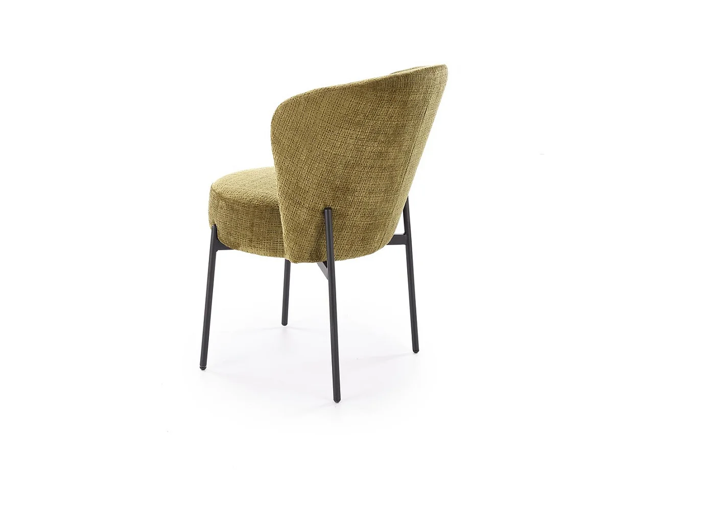 Sedia K590/Tessuto e metallo/Verde