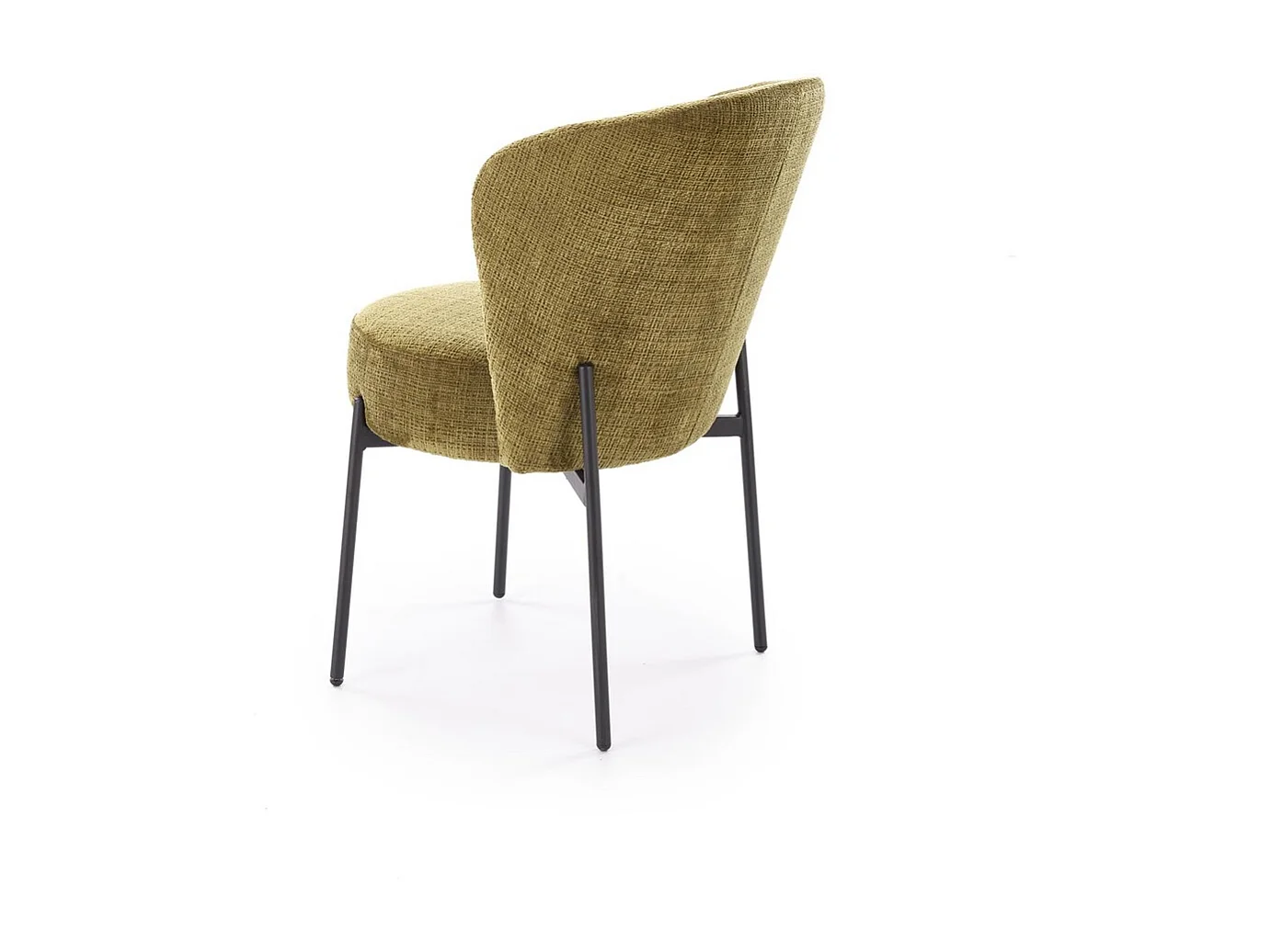 Sedia K590/Tessuto e metallo/Verde