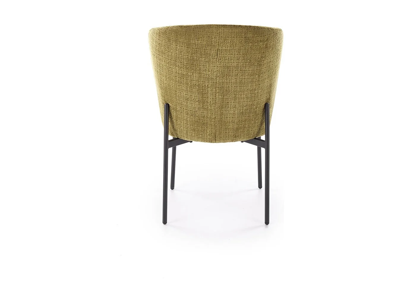 Sedia K590/Tessuto e metallo/Verde