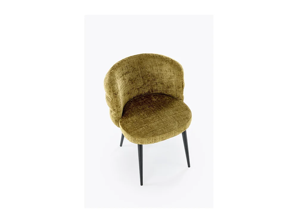 Sedia K575/Tessuto e metallo/Verde