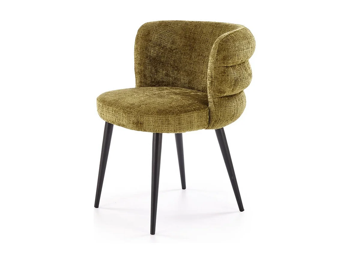 Sedia K575/Tessuto e metallo/Verde