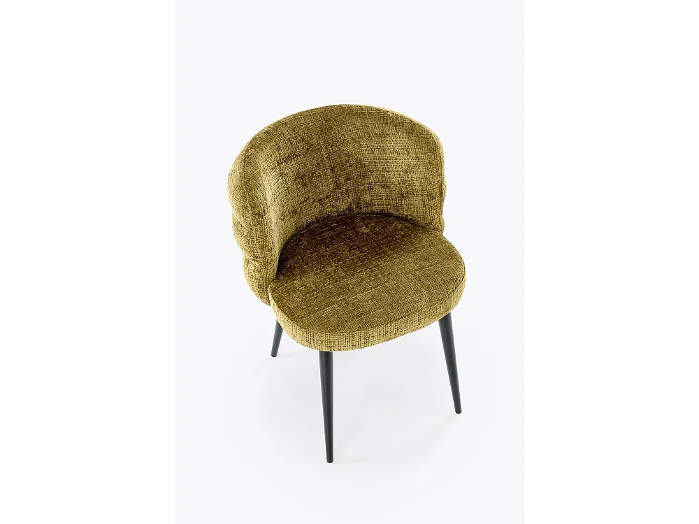 Sedia K575/Tessuto e metallo/Verde