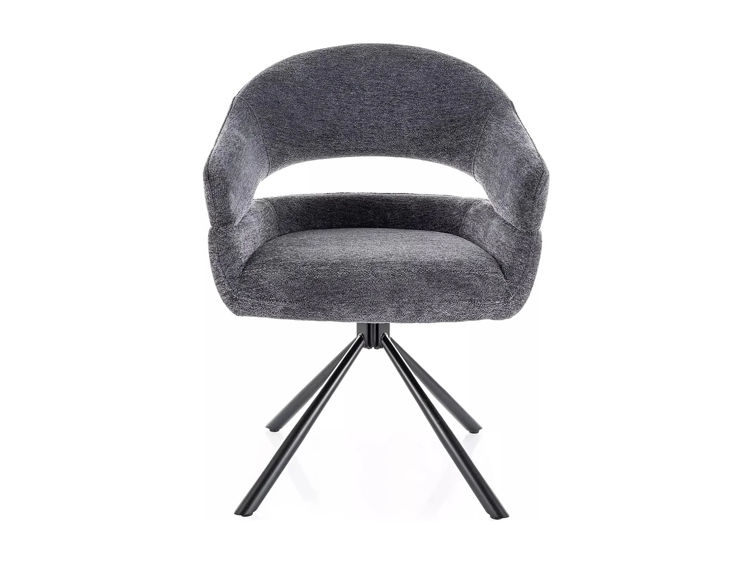 Stuhl Borgo/Rotation-180Grad/Stoffbezug&Metal/Anthrazit