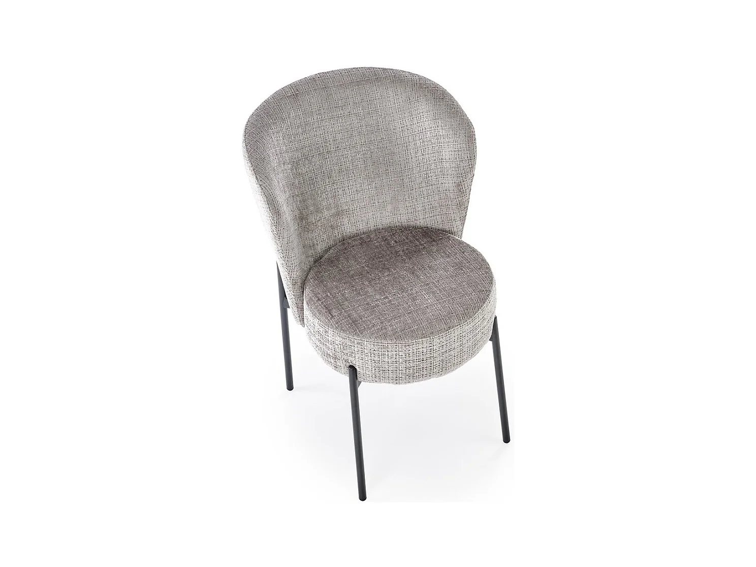 Stuhl K590/Stoffbezug&Metall/Grau