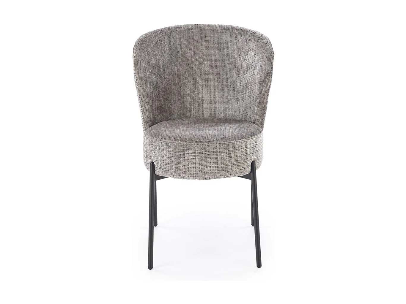 Stuhl K590/Stoffbezug&Metall/Grau