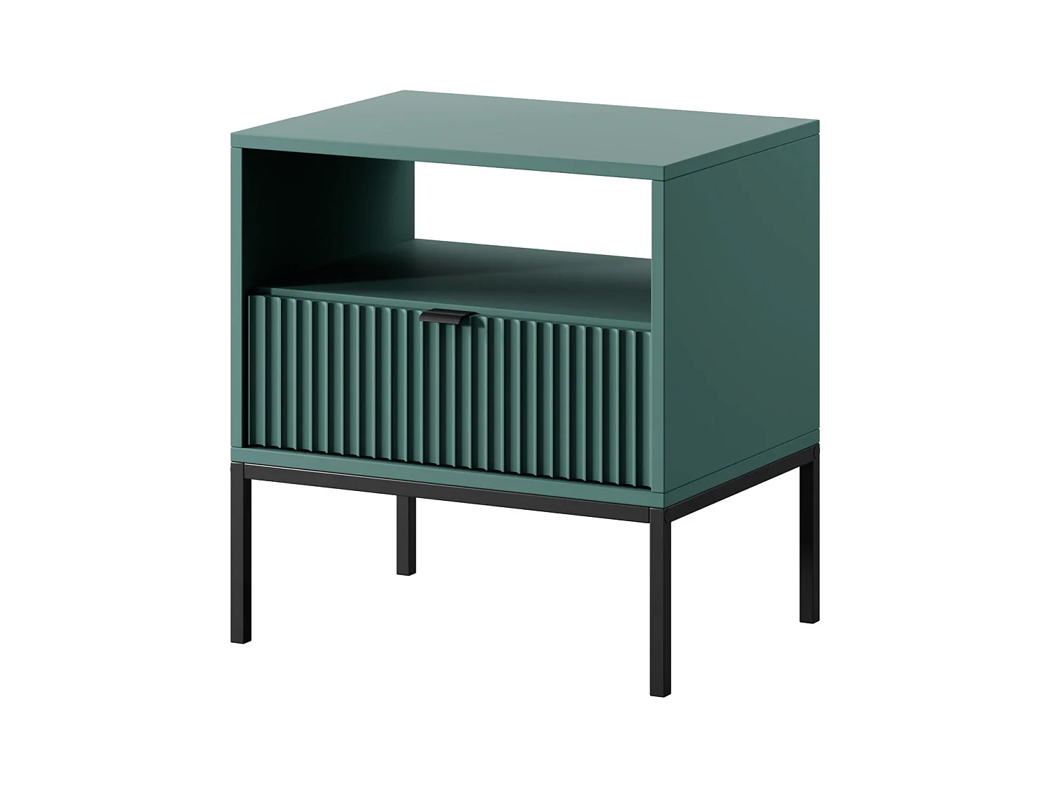 Nachttisch – mit Schublade – Grün – 54 cm – VELLORE