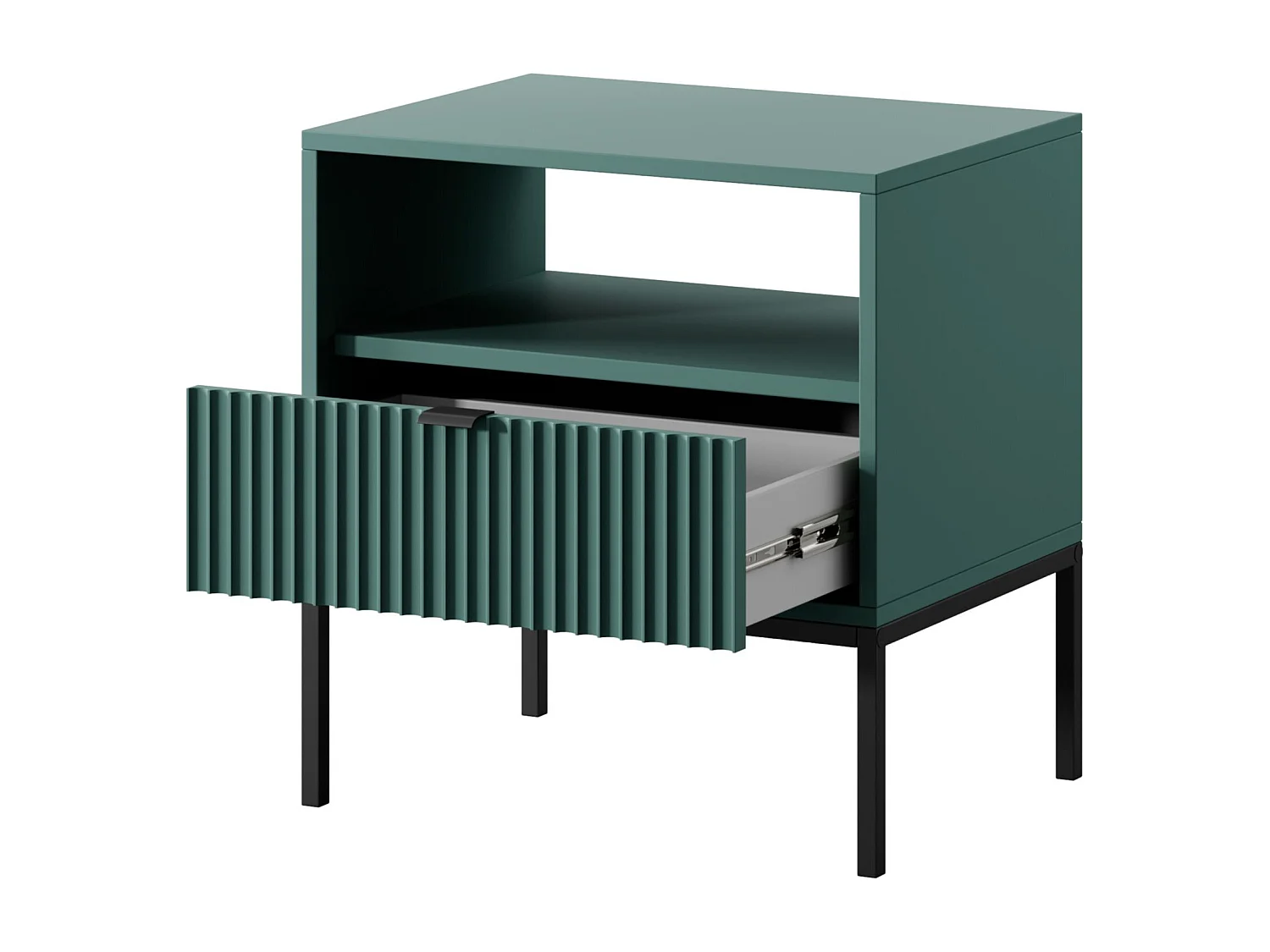 Nachttisch – mit Schublade – Grün – 54 cm – VELLORE