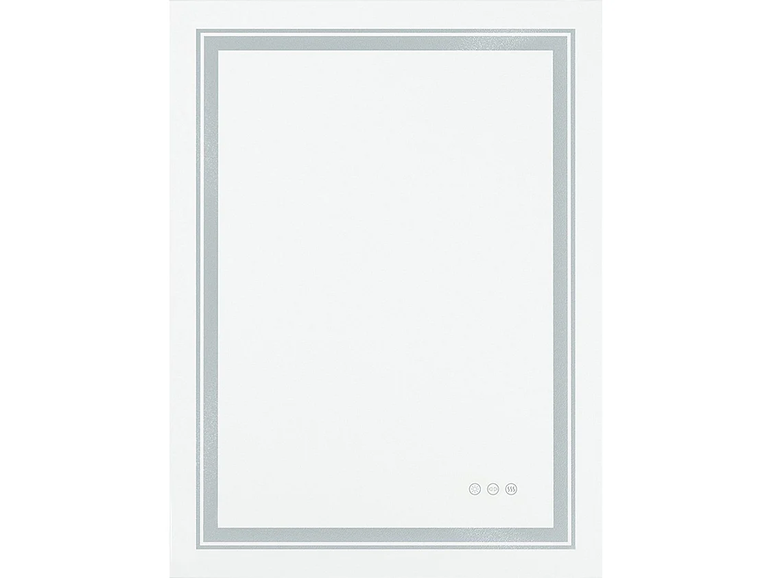 Miroir Vero/LED/Tactile/Verre miroir/Blanc