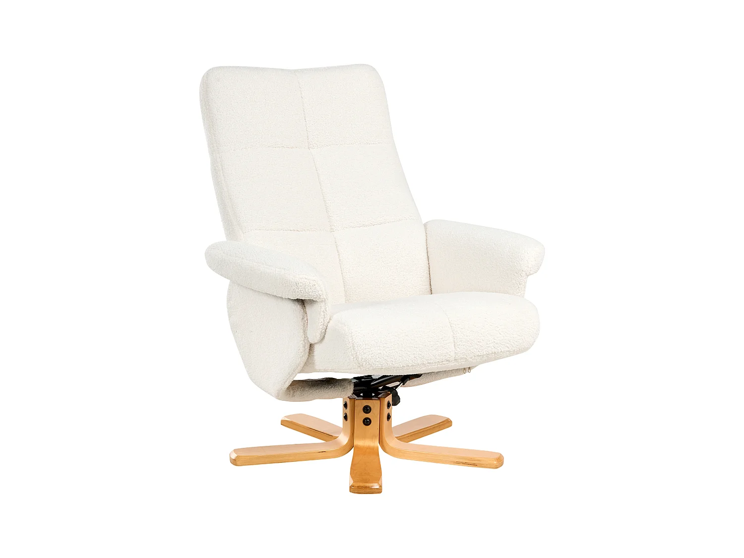 Fauteuil inclinable EPSE Bouclé Blanc cassé