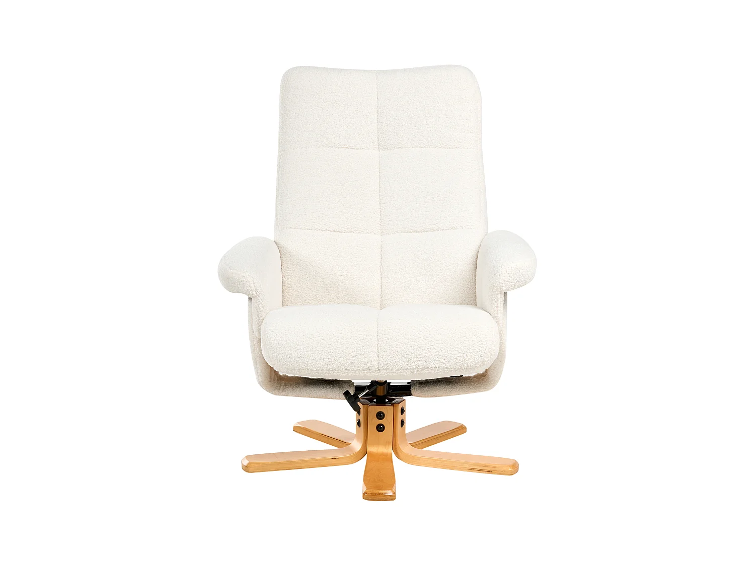 Fauteuil inclinable EPSE Bouclé Blanc cassé