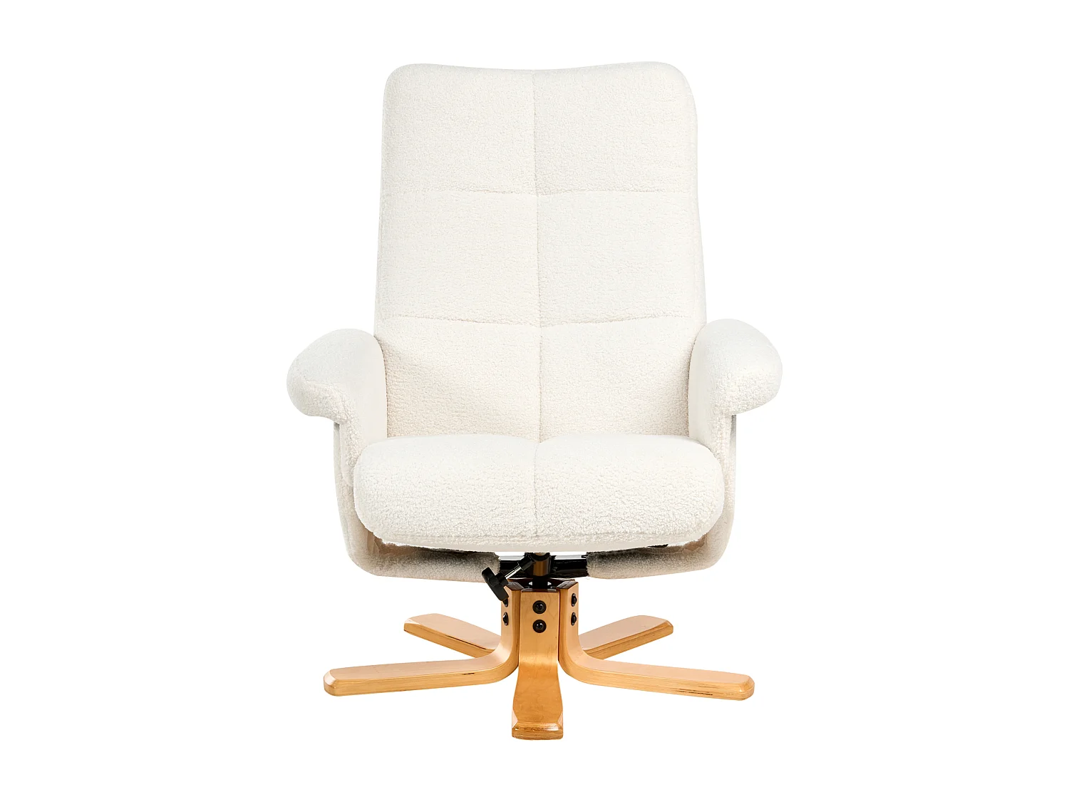 Fauteuil inclinable EPSE Bouclé Blanc cassé