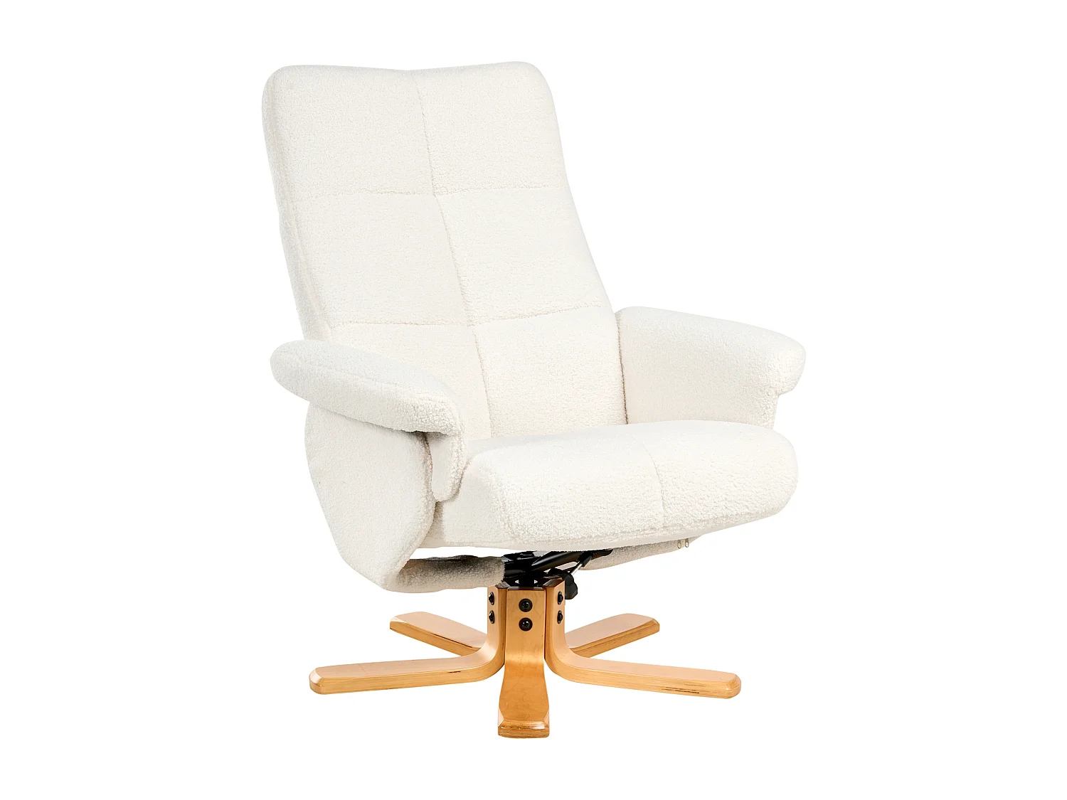 Fauteuil inclinable EPSE Bouclé Blanc cassé