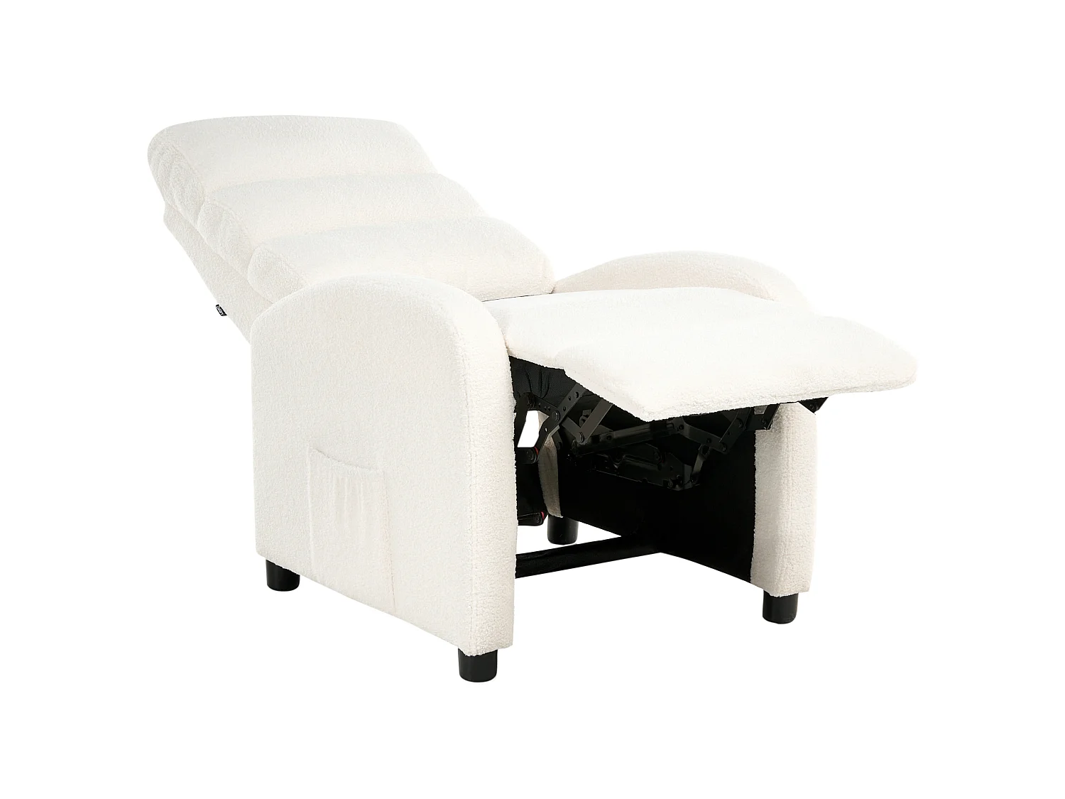 Fauteuil inclinable OTUS Bouclé Blanc cassé