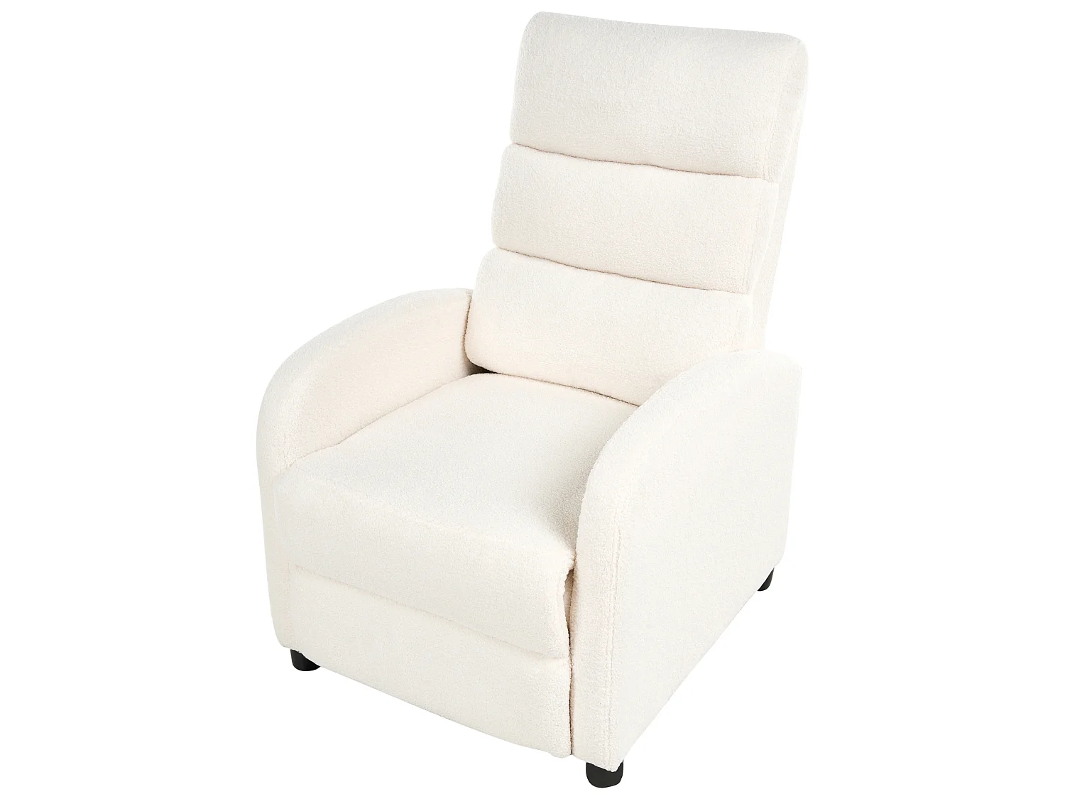 Fauteuil inclinable OTUS Bouclé Blanc cassé