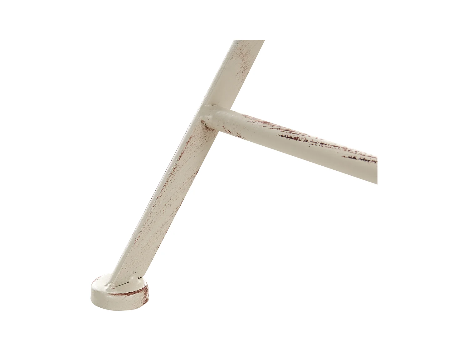Lot de 2 chaises de jardin YAVIZA Pliant Métal Beige clair