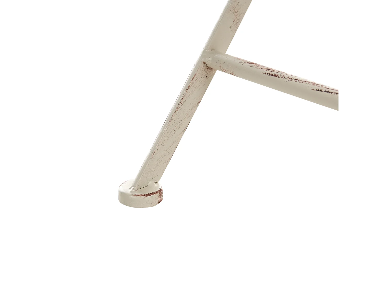 Lot de 2 chaises de jardin YAVIZA Pliant Métal Beige clair