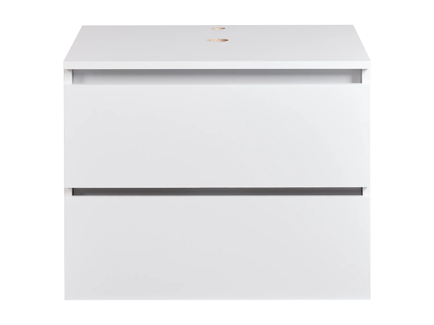 Meuble lavabo mural SERRA 60 cm Blanc