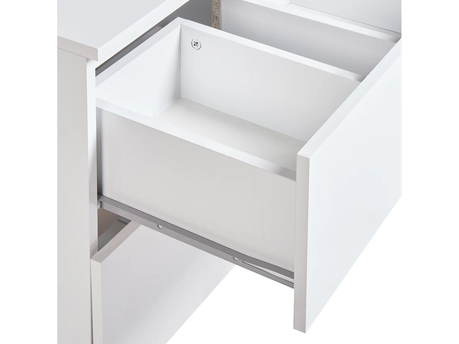 Meuble lavabo mural SERRA 60 cm Blanc