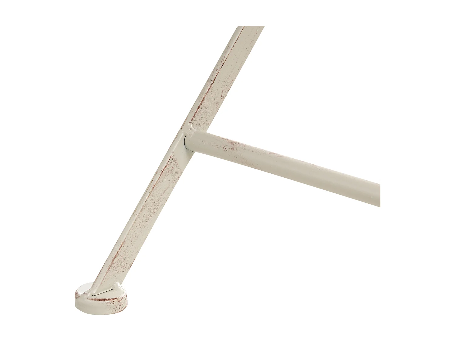 Lot de 2 chaises de jardin JUINA Pliant Métal Beige clair