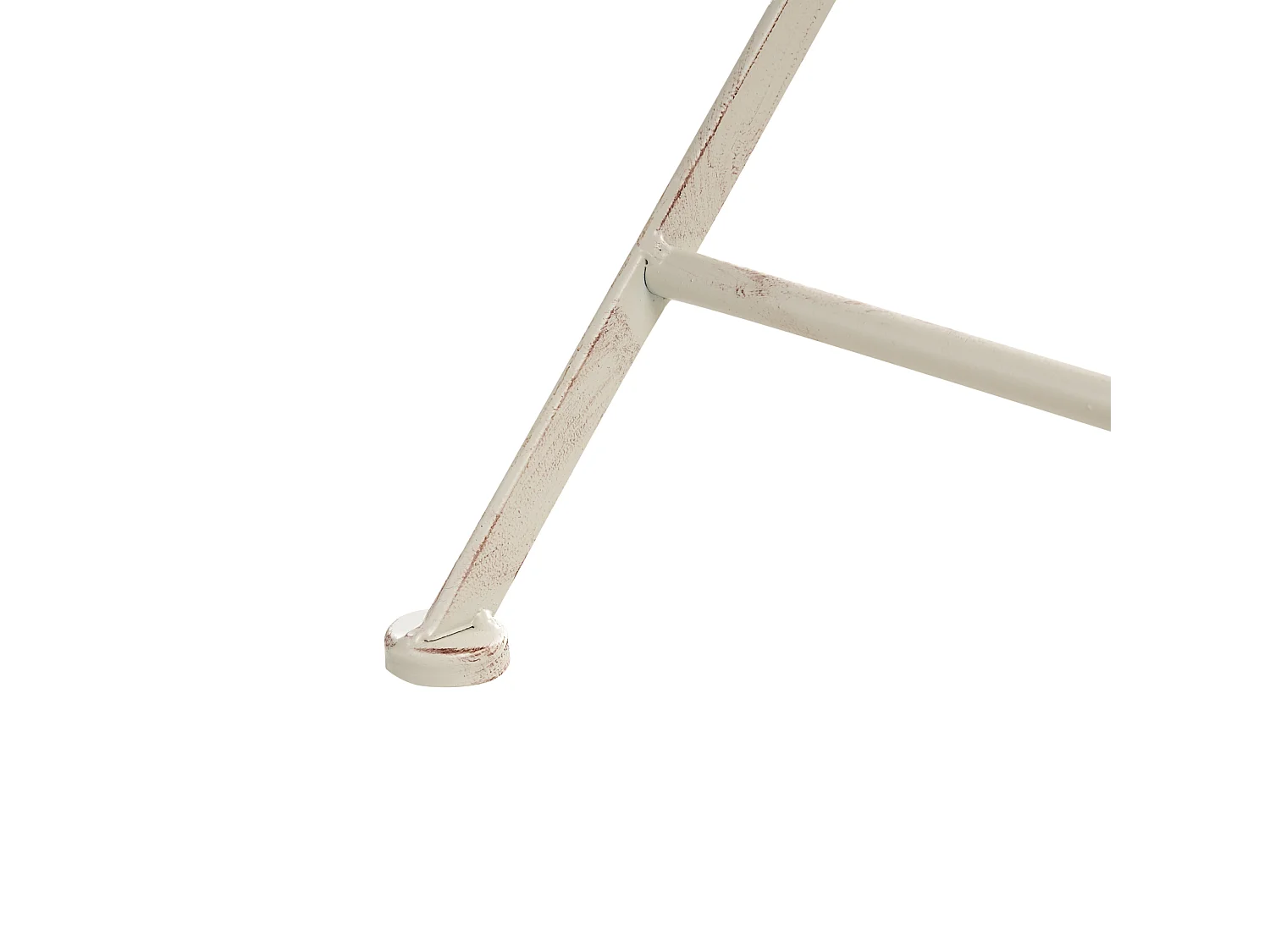 Lot de 2 chaises de jardin JUINA Pliant Métal Beige clair