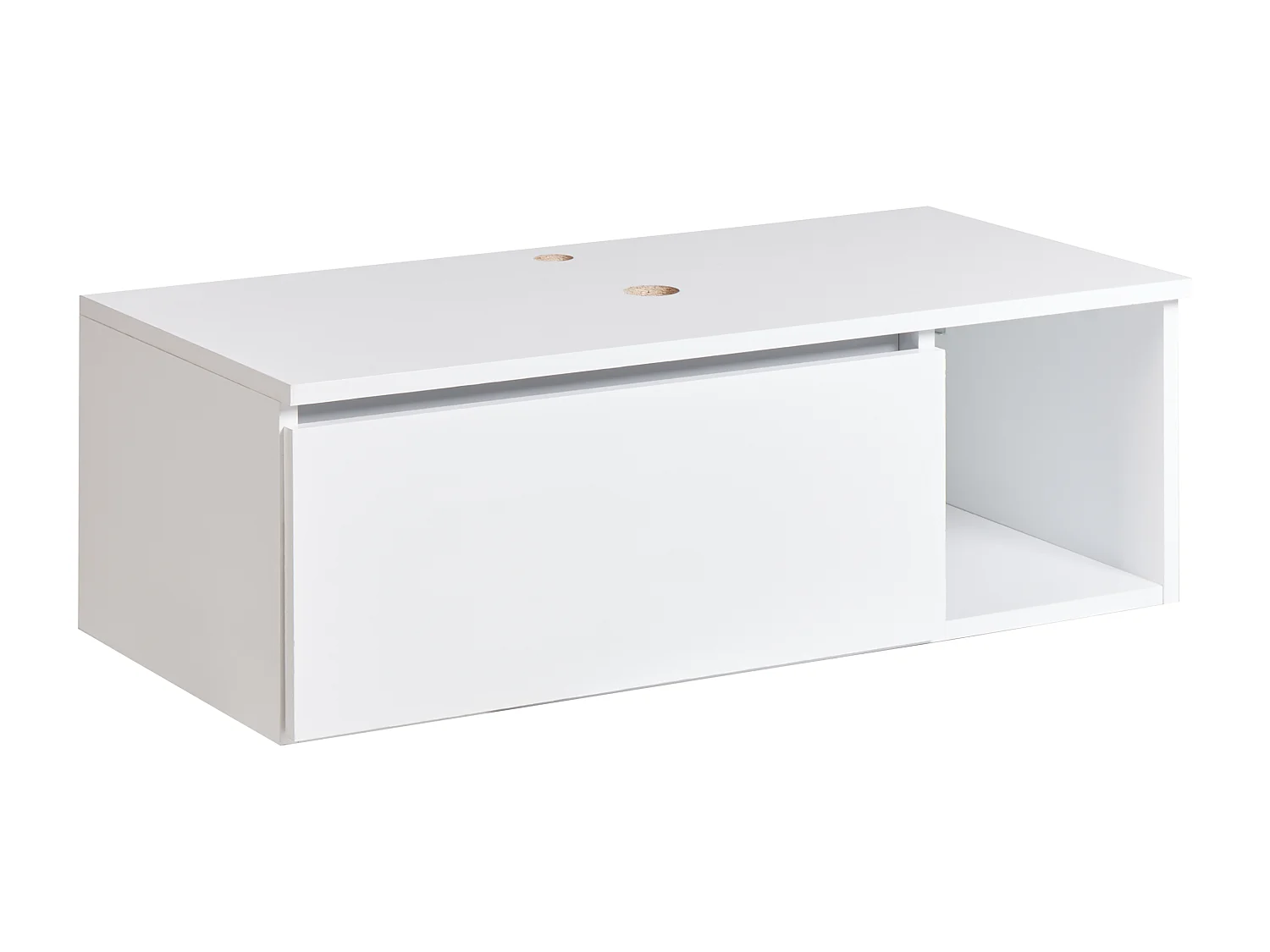 Mobile lavabo da parete RUPANCO 80 cm Bianco