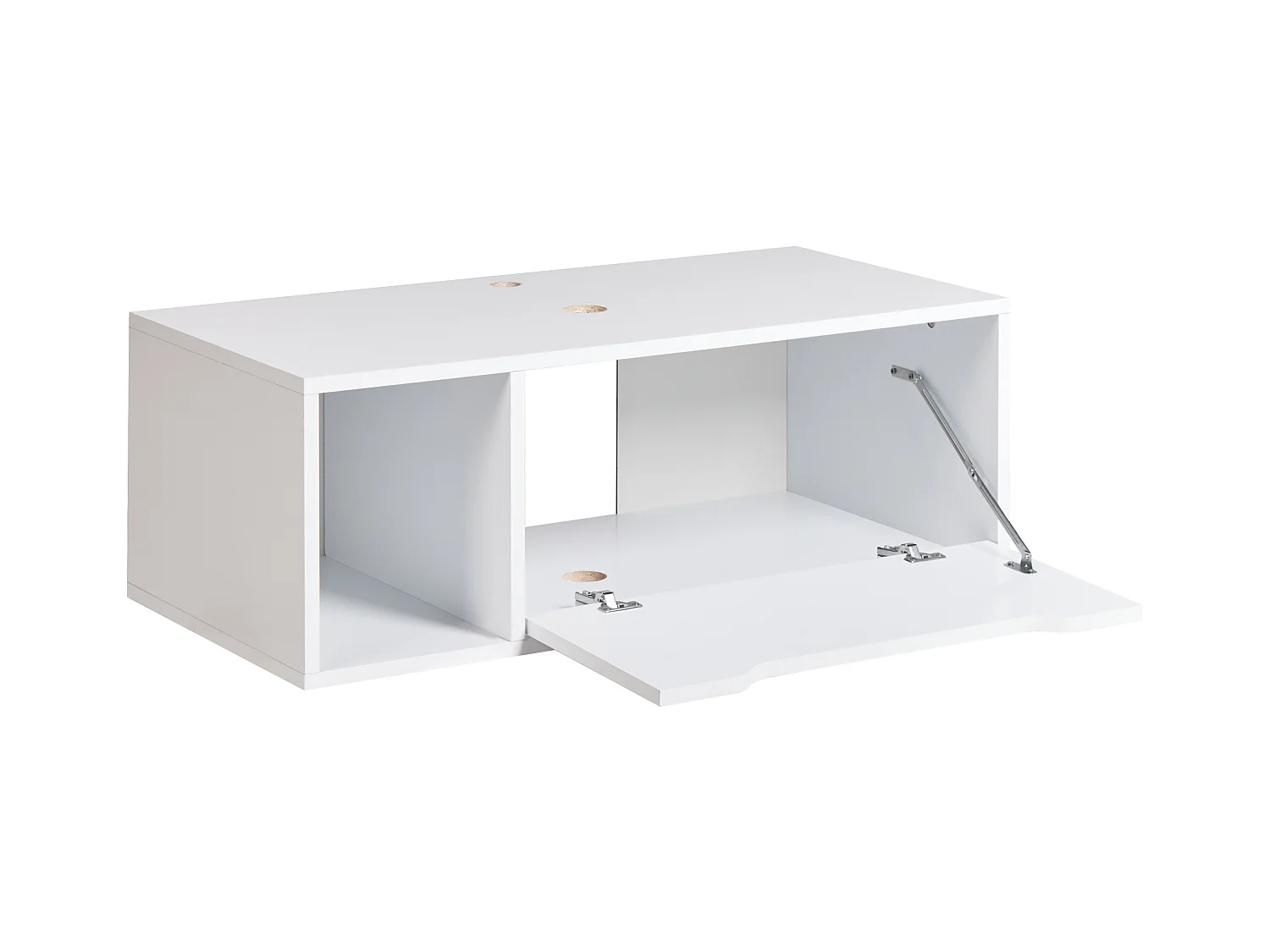 Meuble lavabo mural CASCAVEL 80 cm Blanc