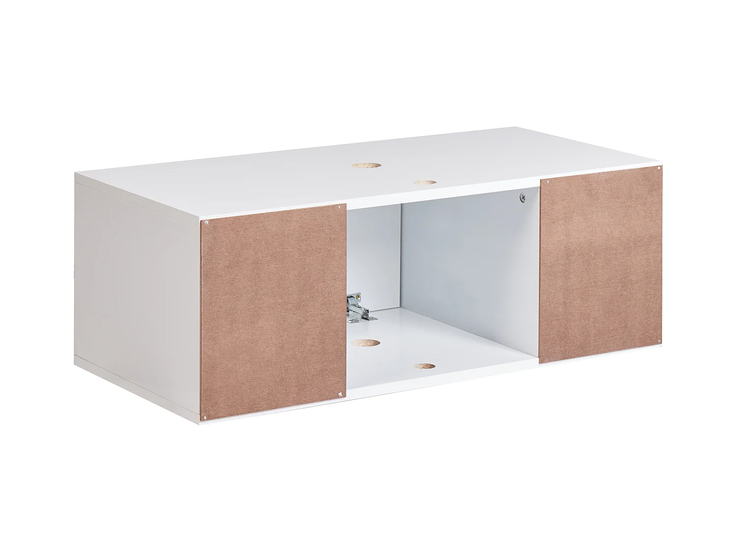 Meuble lavabo mural CASCAVEL 80 cm Blanc