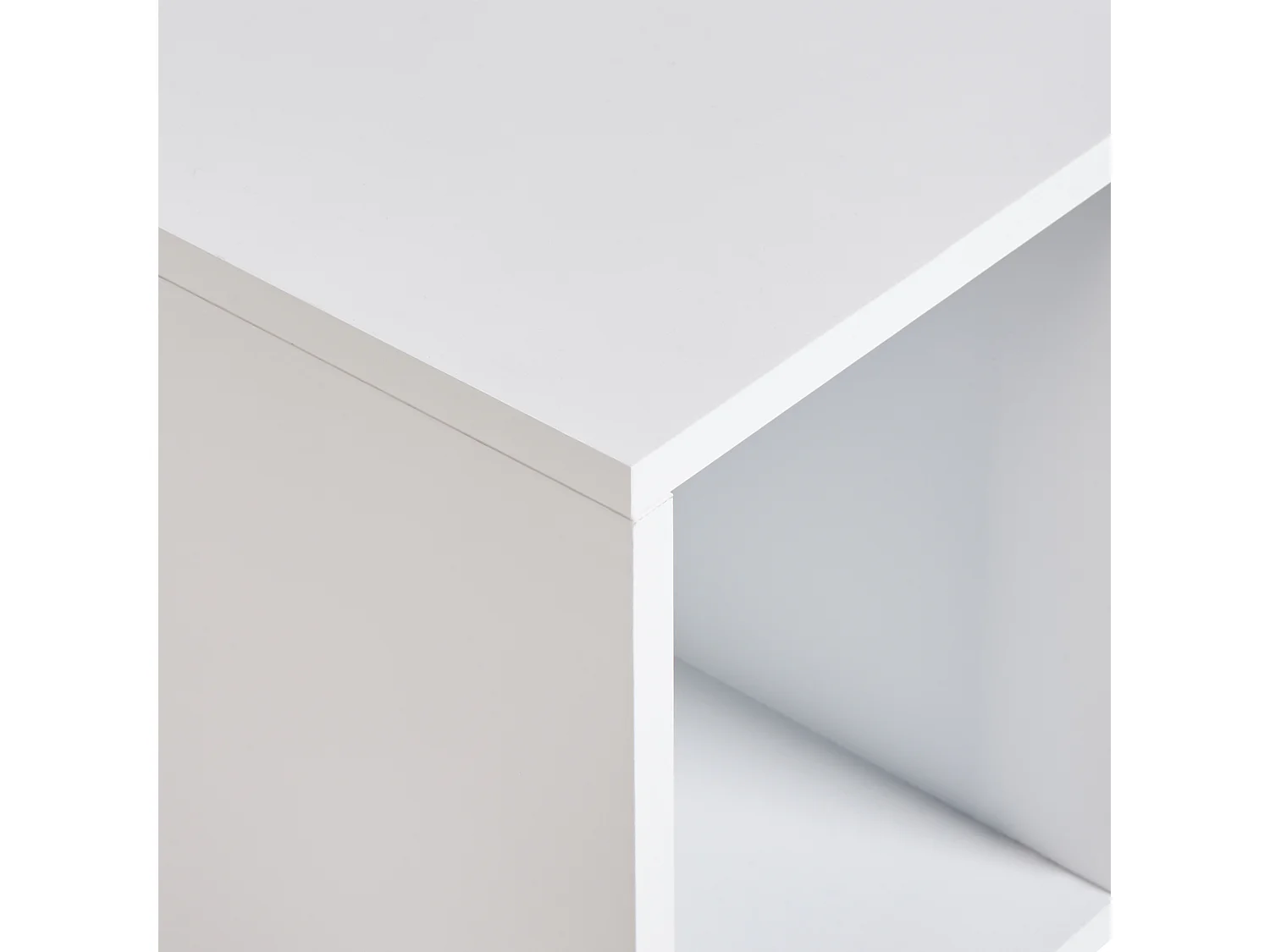 Hänge Waschbeckenunterschrank weiß 80x40 cm mit Klappe und Regal modern Cascavel