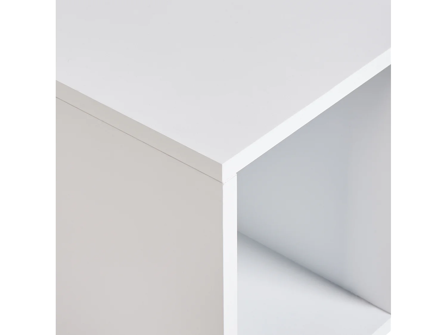 Hänge Waschbeckenunterschrank weiß 80x40 cm mit Klappe und Regal modern Cascavel