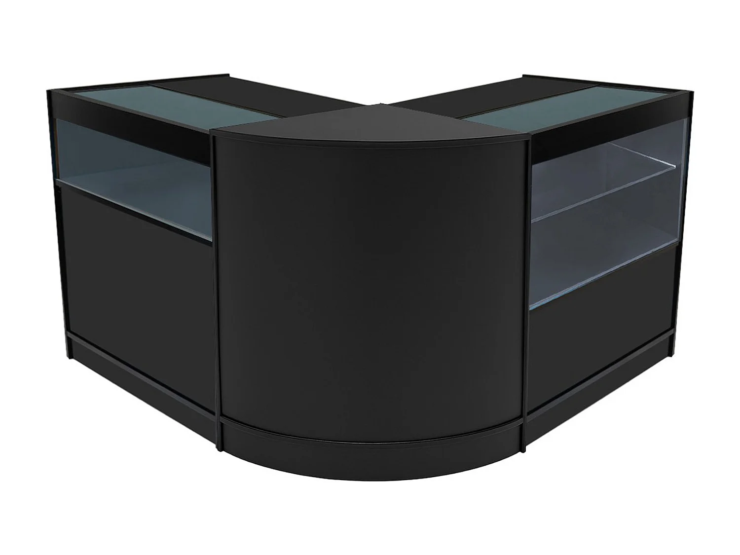 Adonis LED Winkel Toonbank Set B900, C900 & CM60 - Zwart