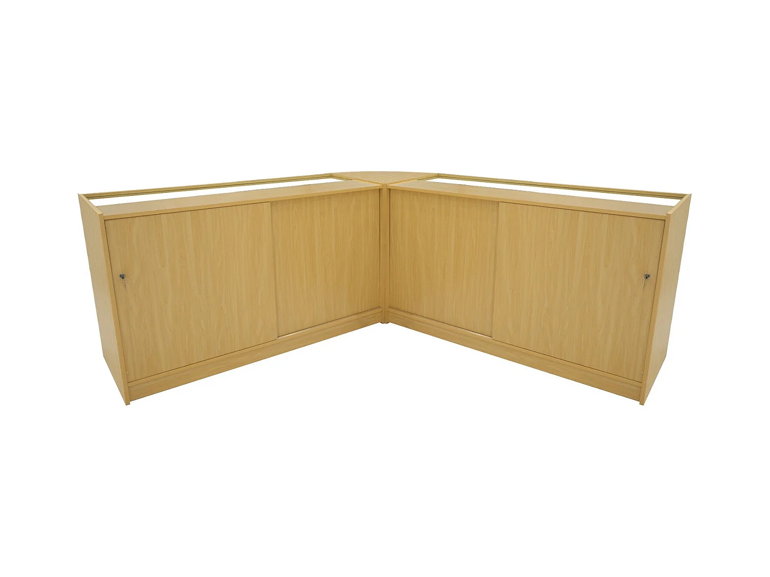 Comptoir de Ventes Verouillables Érable à LED Ensemble Adonis B1500, C1500, CM60