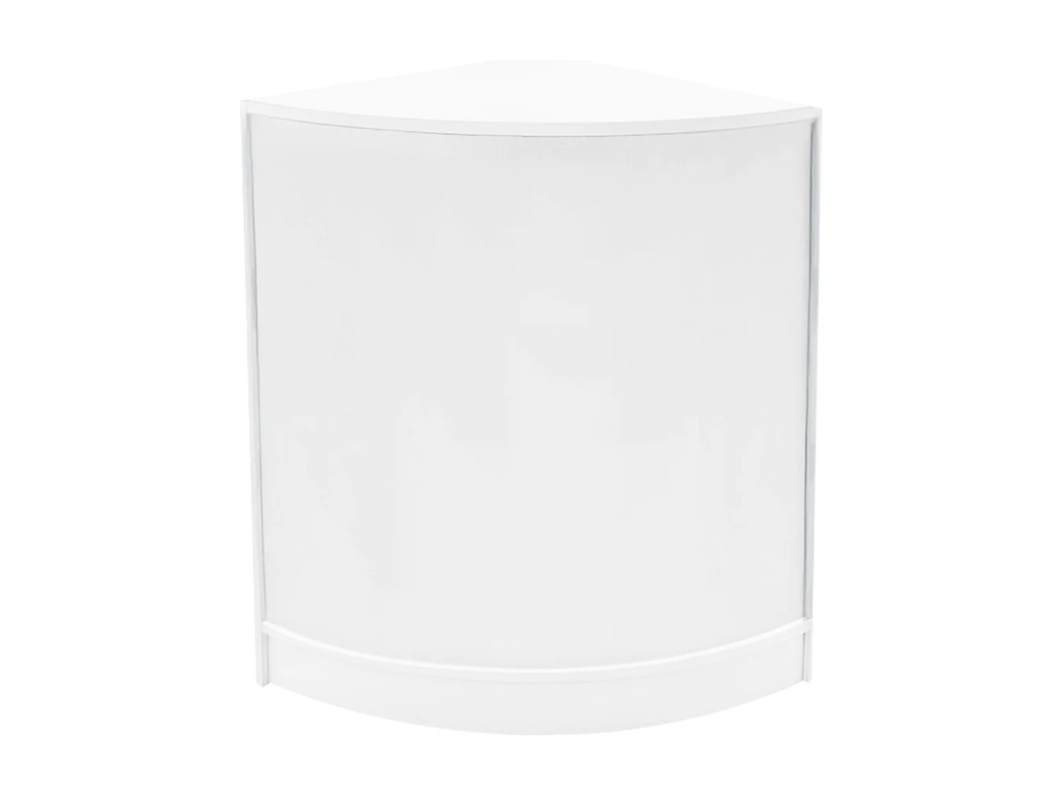 Comptoir de Ventes Verouillables Blanc à LED Ensemble Adonis B1200, C1200, CM60